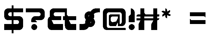 Spacer36 002 Venus Font OTHER CHARS