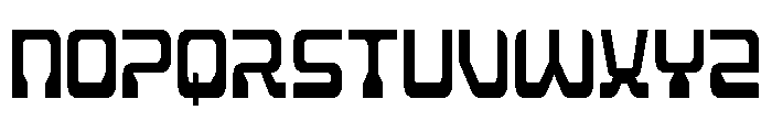 Spacer36 007 Saturn Font UPPERCASE