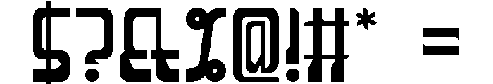 Spacer36 008 Uranus Font OTHER CHARS