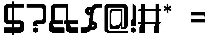 Spacer36 009 Neptune Font OTHER CHARS