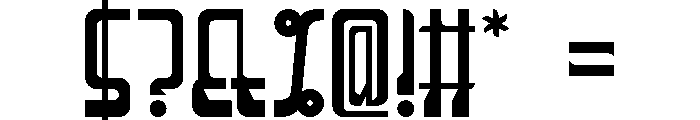 Spacer36 010 Pluto Font OTHER CHARS