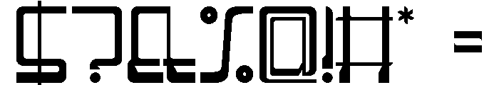 Spacer36 013 Eris Font OTHER CHARS
