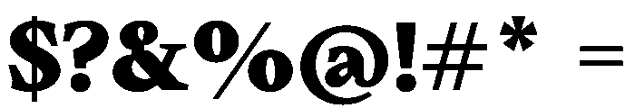 Spades Web Black Font OTHER CHARS