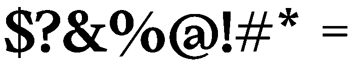 Spades Web Bold Font OTHER CHARS