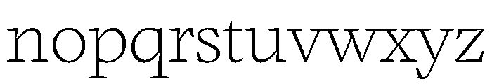 Spades Web Light Font LOWERCASE