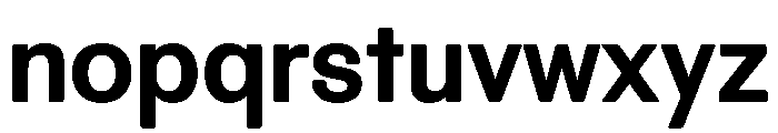 Spag Bold Instance Font LOWERCASE