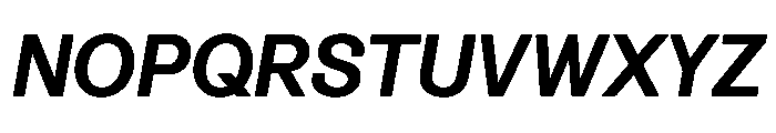 Spag BoldItalic Instance Font UPPERCASE