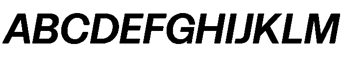 Spag BoldItalic Font UPPERCASE