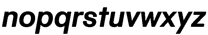 Spag BoldItalic Font LOWERCASE