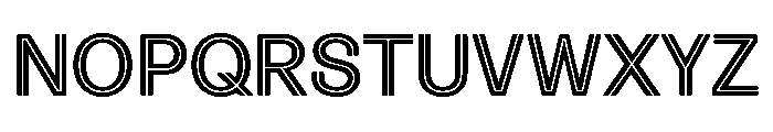 Spag Inline Font UPPERCASE