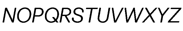 Spag Italic Font UPPERCASE