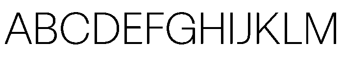 Spag Light Instance Font UPPERCASE