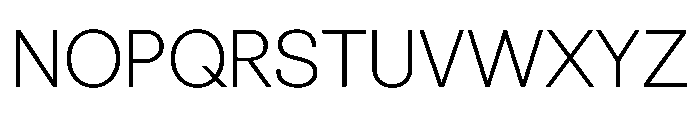 Spag Light Instance Font UPPERCASE