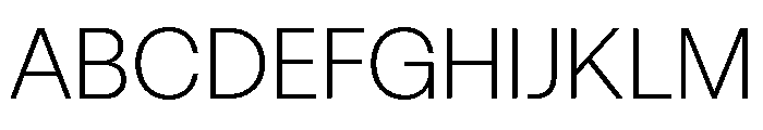 Spag Light Font UPPERCASE