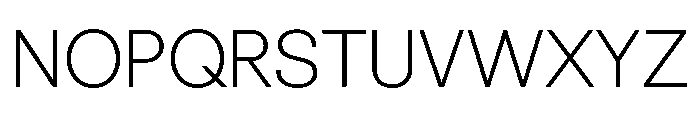 Spag Light Font UPPERCASE