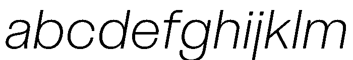 Spag LightItalic Instance FONT