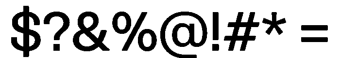 Spag Medium Instance Font OTHER CHARS