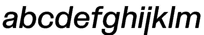 Spag MediumItalic Instance FONT
