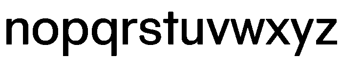 Spag Medium Font LOWERCASE