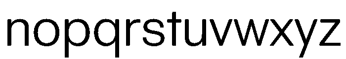 Spag Regular Instance Font LOWERCASE