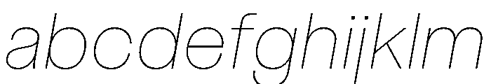 Spag ThinItalic Instance FONT