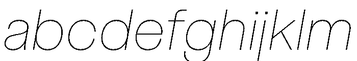 Spag ThinItalic FONT