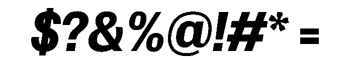 Spent BdItalic Instance Font OTHER CHARS