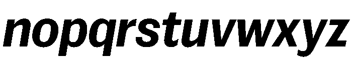 Spent BdItalic Instance Font LOWERCASE