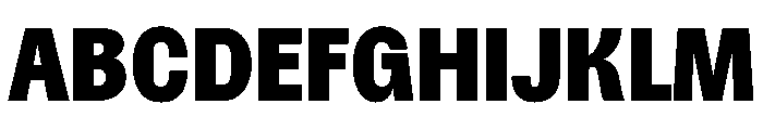 Spent Black Font UPPERCASE