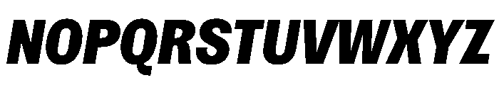 Spent BlkItalic Instance Font UPPERCASE