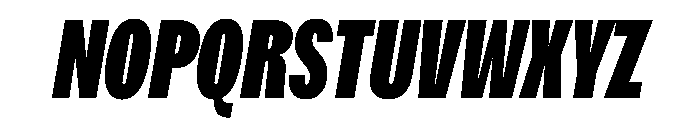 Spent CmpBlkItalic Instance Font UPPERCASE