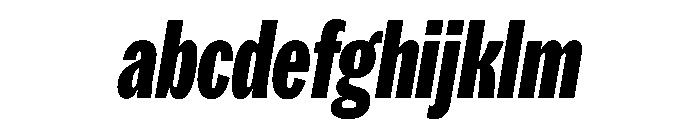 Spent CmpExBdItalic Instance FONT