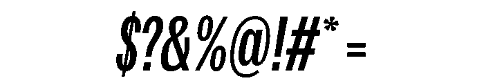 Spent CmpItalic Instance Font OTHER CHARS