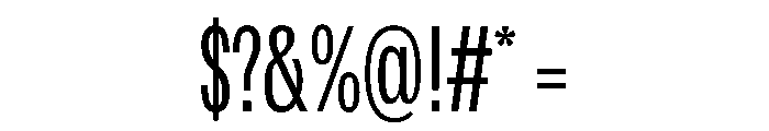 Spent CmpLt Instance Font OTHER CHARS