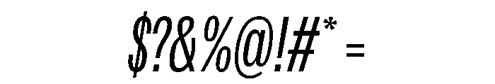 Spent CmpLtItalic Instance Font OTHER CHARS