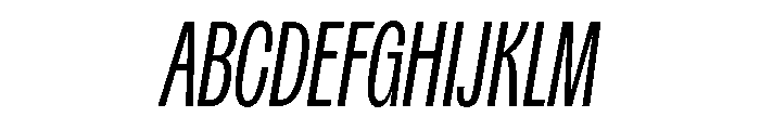Spent CmpLtItalic Instance Font UPPERCASE