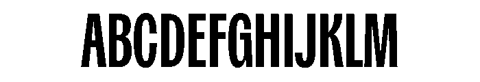 Spent CmpMed Instance Font UPPERCASE