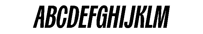 Spent CmpMedItalic Instance Font UPPERCASE