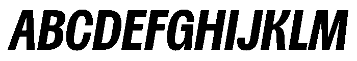 Spent CmpctBdItalic Instance Font UPPERCASE