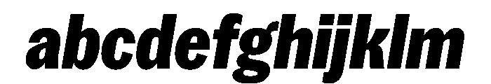 Spent CmpctBlkItalic Instance FONT