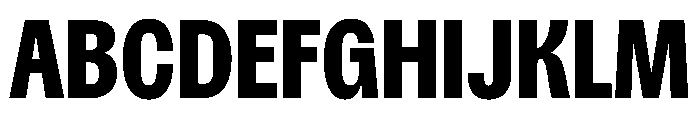 Spent CmpctExBd Instance Font UPPERCASE
