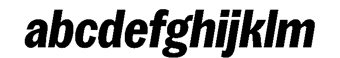 Spent CmpctExBdItalic Instance FONT