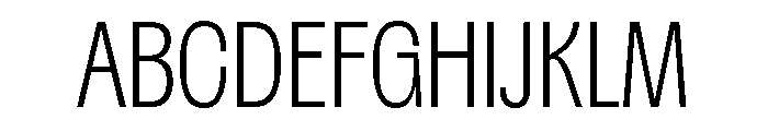 Spent CmpctExLt Instance Font UPPERCASE