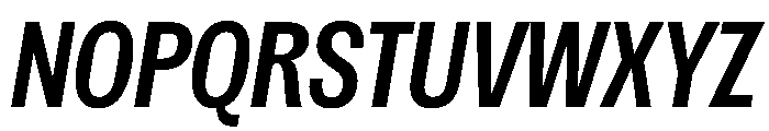 Spent CmpctMedItalic Instance Font UPPERCASE