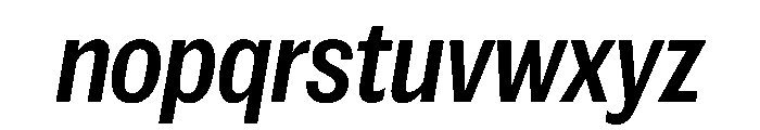 Spent CmpctMedItalic Instance Font LOWERCASE
