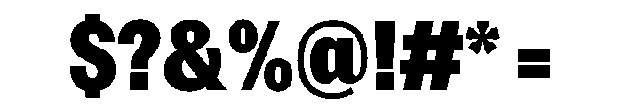 Spent CompactBlack Font OTHER CHARS