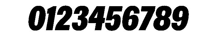 Spent CompactBlackItalic Font OTHER CHARS
