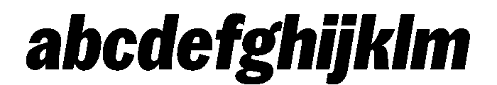 Spent CompactBlackItalic FONT