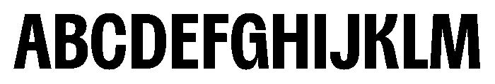 Spent CompactBold Font UPPERCASE