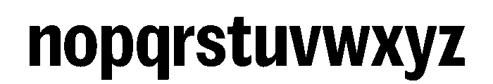 Spent CompactBold Font LOWERCASE